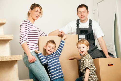 Local moving team handling access and parking in Queensbury