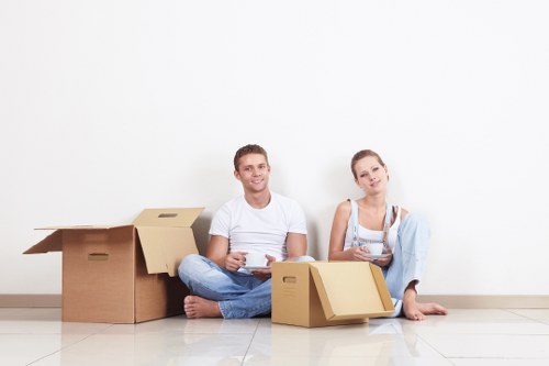 Removal van and moving team for Queensbury house relocations