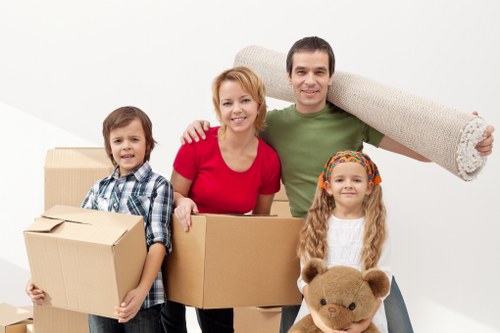 Local removals van ready for a house move in Queensbury