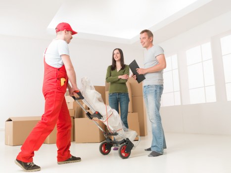 Safe lifting and careful movement during a property move
